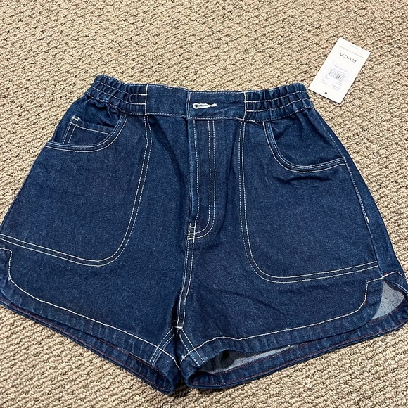 RVCA Venice Shorts Wmn (dark indigo) - Picture 1 of 5
